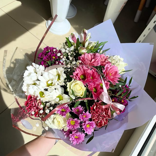 Gratulačné kytice💐🌹🌸💜